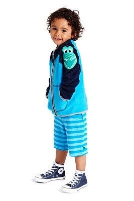 freds wordl fleece jacke mit krokodil