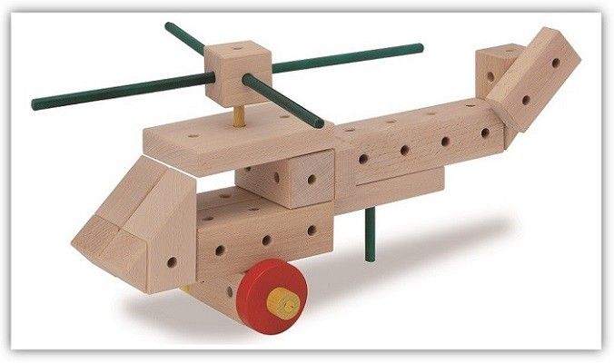 Konstruktions-Baukasten von Matador Helikopter
