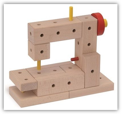 Matador Eine Nähmaschine kann aus dem Konstruktions-Baukasten entstehen