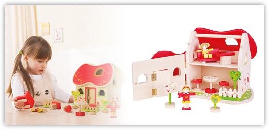 tragbares Puppenhaus