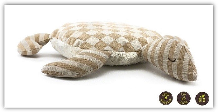 Senger Kuscheltier-Schildkröte Eine Kuscheltier-Schildkröte in braun-beige