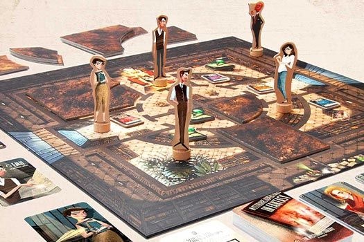 Kooperatives Brettspiel Mysterious Library von Marbushka
