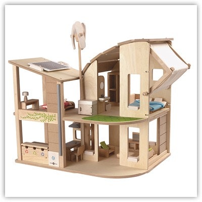 Ein ökologisches Puppenhaus von PlanToys Ein ökologisches Puppenhaus von PlanToys