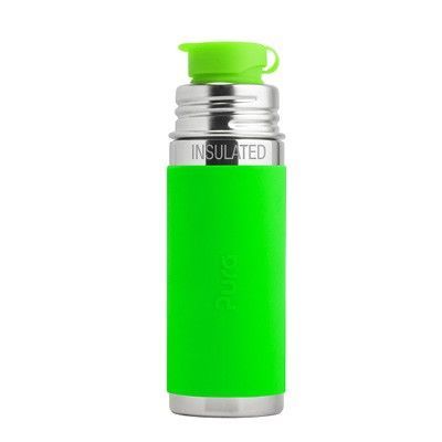 Pura Isolierte Trinkhalm Flasche ab 12 M - open end grün