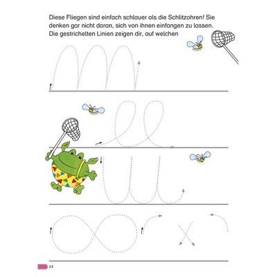 Feinmotorik üben für spätere Schreibschrift