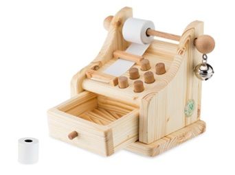 Produktfoto Holzkasse für Kaufmannsladen