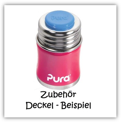 Pura Kiki Edelstahlflaschen kann man auch als Dose benutzen