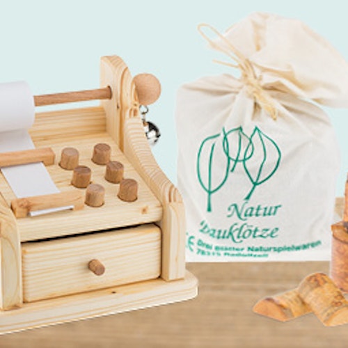 Natürliches Holzspielzeug von Drei Blätter