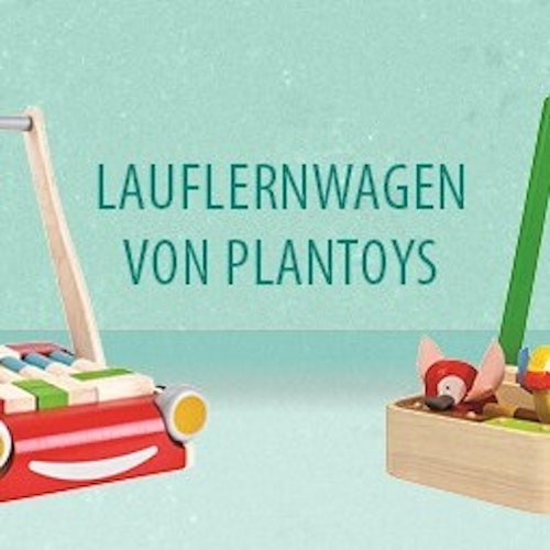 Lauflernwagen aus Holz – ab wann sie Ihr Kind unterstützen