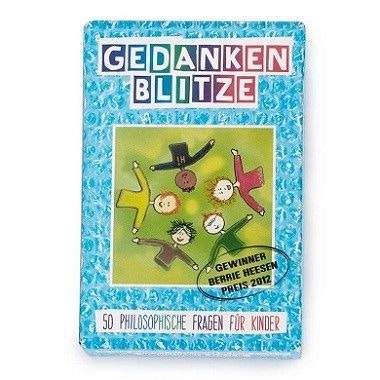 Spiel "Gedanken-Blitze! mit 50 philosophischen Fragen für Kinder