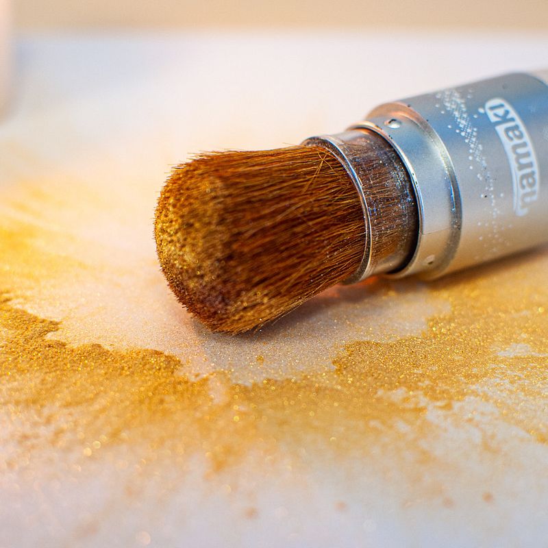 Glitzerpuder in Gold von namaki