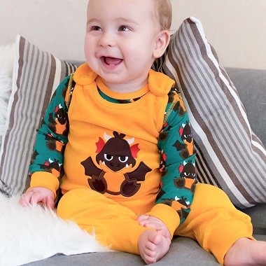 maxomorra strampler drache ohne fuß