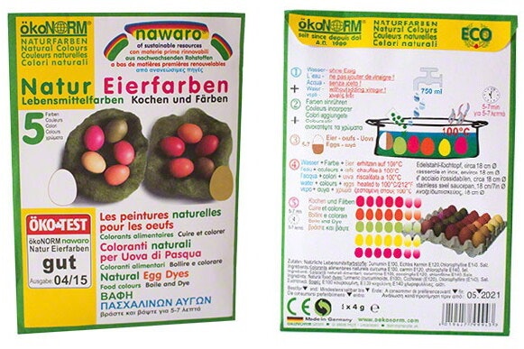 ökoNORM Eierfarben Ostereier färben mit Eierfarben von ökoNORM