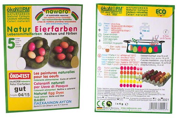 Ostereier färben mit Eierfarben von ökoNORM