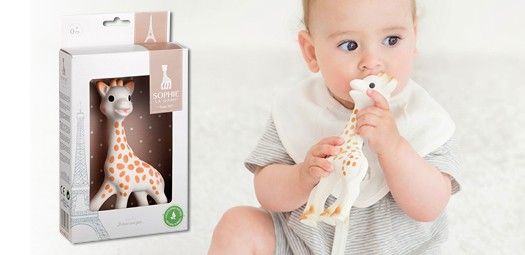 Sophie la girafe – Babyspielzeug aus Naturkautschuk von Vulli