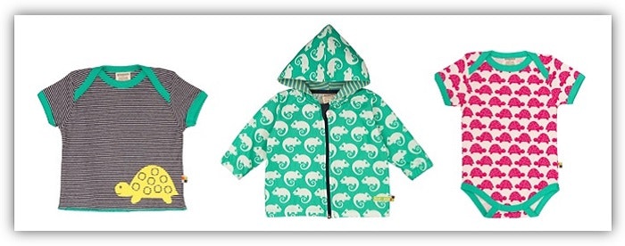 Bio-Kindermode von Loud & Proud T-Shirt, Jacke und Body in bunten Mustern von Loud & Proud