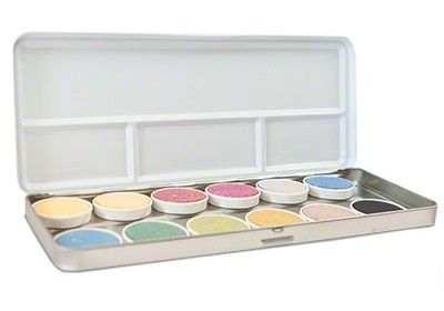 ökoNorm großer Wassermalfarben Kasten mit 12 Farben