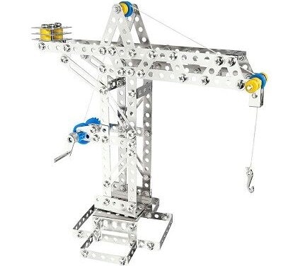 Kran von eitech Ein Kran aus Metallbauteilen