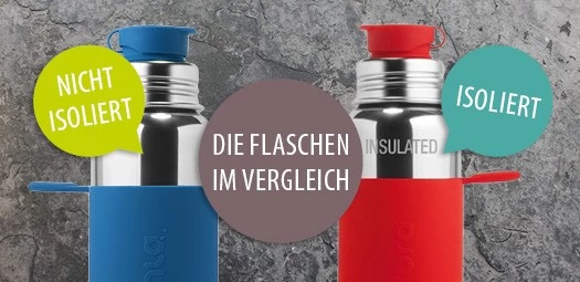 Pura Kiki Edelstahl Trinkflasche isoliert oder nicht isoliert kaufen?