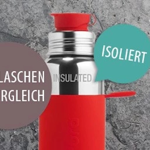 Pura Kiki Edelstahl Trinkflasche isoliert oder nicht isoliert kaufen?