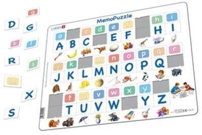 Die Zuordnung der (Anfangs-)Buchstaben zum Bild kann sofort selbstständig kontrolliert werden Puzzle mit Buchstaben