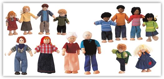 Puppenhaus: Küche, Wohn-, Ess-, Schlaf- oder Badezimmer - für all diese Bereiche gibt es Mini-Möbel