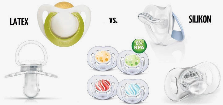 Latex vs. Silikon bei Beruhigungssaugern - Was ist der Unterschied?