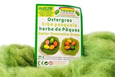 Basteln Sie Osternester mit Ostergras von ökoNORM