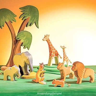 Die Tiere aus der Wildnis von Ostheimer mitten im Kinderzimmer Exotische Tiere von Ostheimer: Elefanten, Giraffen, Löwen, Kängerus