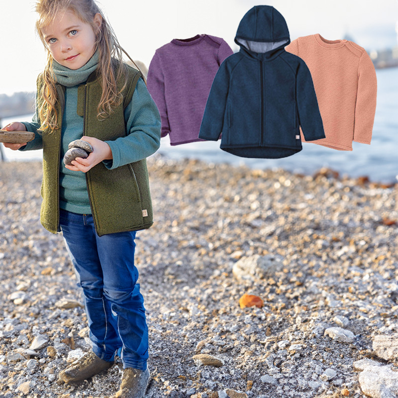 Wir haben warme Mode die mitspielt