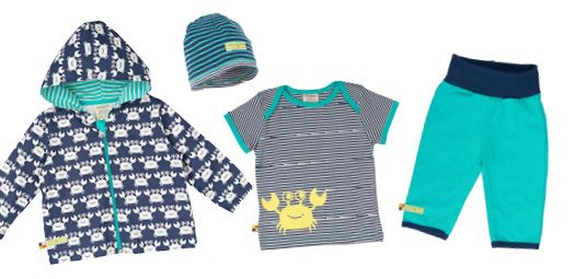 Loud and Proud Outfit mit Krabben-Motiv