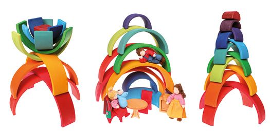 3 Bauvariationen mit Grimm's Regenbögen