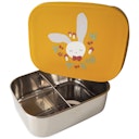 Vorschaubild Edelstahl Brotdose Hase senf-gelb