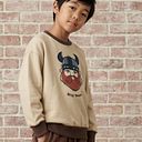 Vorschaubild Pullover beige Wikinger Print