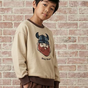Sweatshirt Vikinger beige