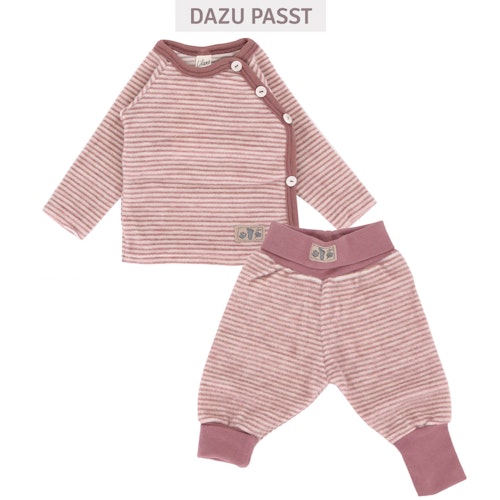 Babyhose Wollplüsch breite Bündchen