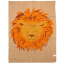 Vorschaubild Dicke Babydecke Bio Stick süsser Löwe 90 x 105 cm