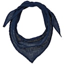 Vorschaubild Weiches Musselin Halstuch navy 120x28 cm