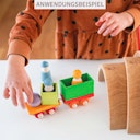 Vorschaubild Bauspiel Holzzug – 17 tlg + Schnur