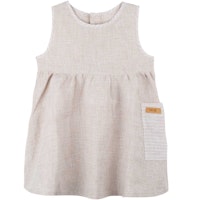 Leinen Mädchen Sommerkleid