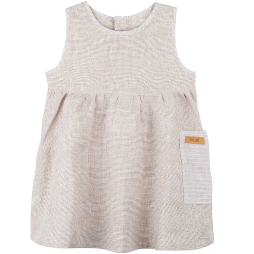 Leinen Mädchen Sommerkleid