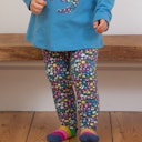 Vorschaubild Leggings Blumenwiese