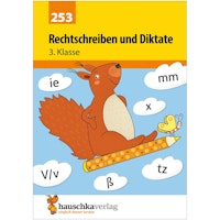Deutsch Rechtschreibung und Diktate 3. Klasse Übungsheft