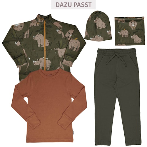 Gefütterte Jacke Nashorn