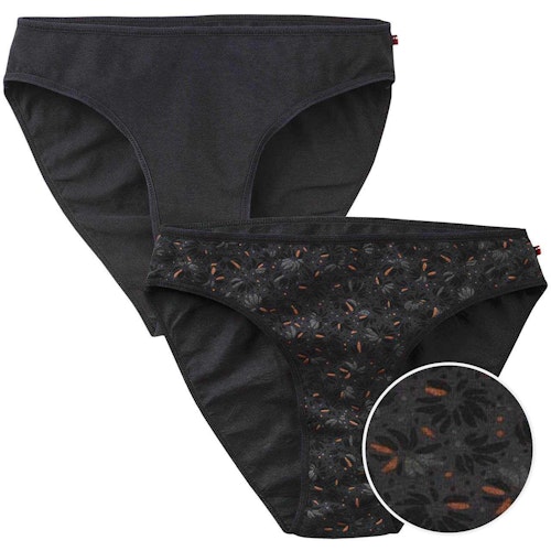 Doppelpack Damenslips Blüten