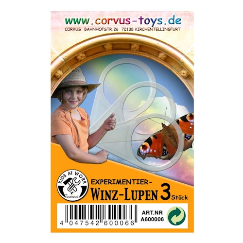 Winz-Lupen – 3 Stück ab 6 - 12 Jahre