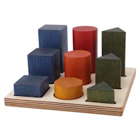 10-tlg kreatives Regenbogen 3D Steckspiel