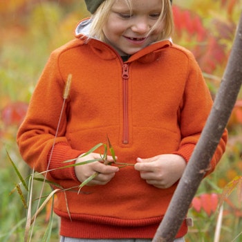 Pullover Half-Zip Sweater orange