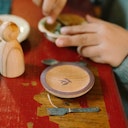 Vorschaubild Dishes: 6 Holzteller 6 cm Durchmesser