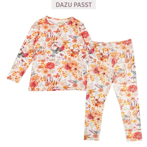 Langarmshirt Herbstblumen
